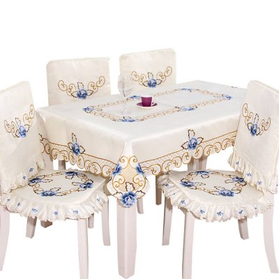 Wholesale Cheap White Wax Table Cloth,Embroidery Lace Restaurant Table Cloth Linen,Hotel Supply Tablecloth Set 120 Round